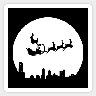 Stunt Santa Magnet